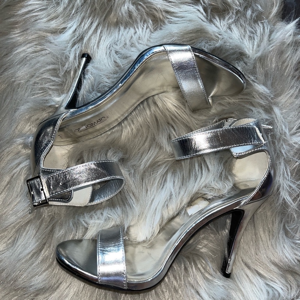 Silver heels